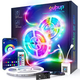 50 FT LED strip lights with Bluetooth and music sync