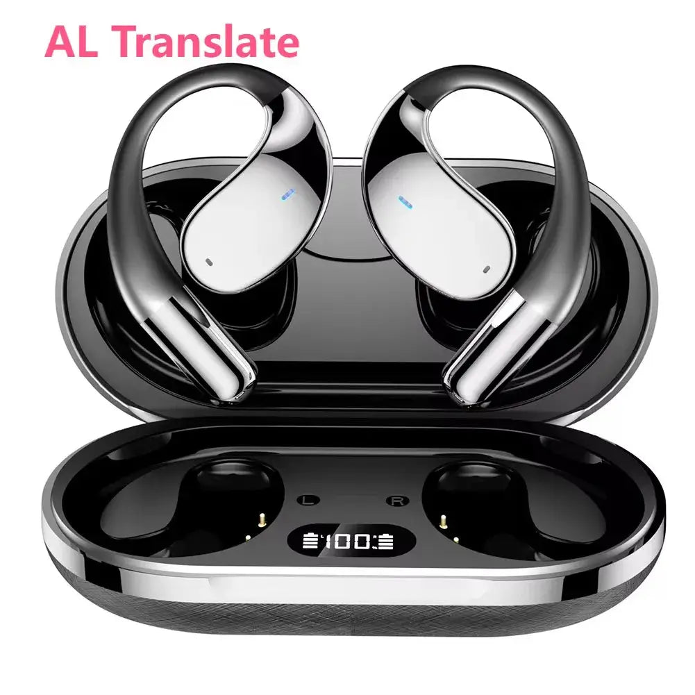 Voice translating earbuds for instant language conversion