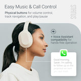 Core ANC Active Noise Cancelling Headphones - Cloud - over Ear Head Phones W/Built-In Microphones - Wireless & Bluetooth + Detachable 3.5Mm Wired - USB-C Charging Cable - 30 Hour Battery
