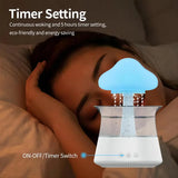 Relax cloud rain diffuser for wellness and calming ambiance